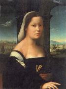 BUGIARDINI, Giuliano Portrait of a Woman oil